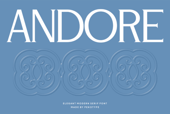 Andore: A Modern Serif Font That Feels Like a Quiet Confidence