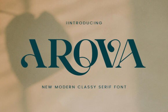 Arova: A Serif Font That Breathes Quiet Confidence