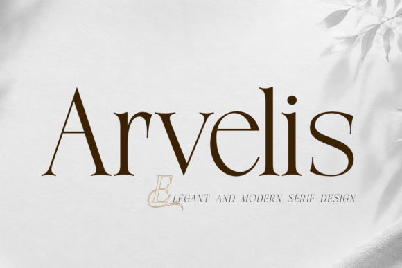 Arvelis Serif Font: Elegant Clarity for Digital Interfaces