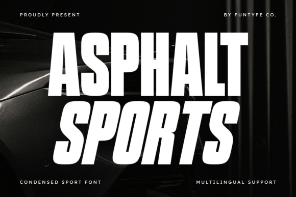 Asphalt Sports: A Bold Sans Serif for Digital Impact