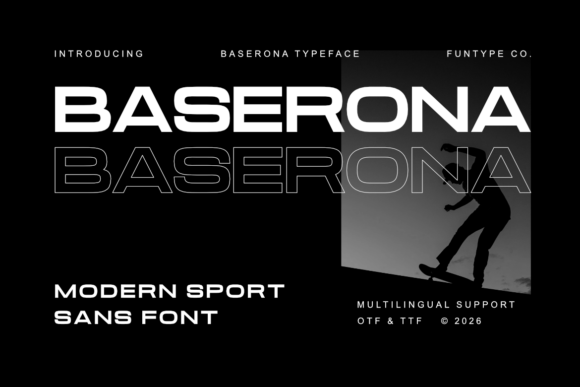 Baserona: A Bold, Modern Sans Serif Font for Handmade Brands