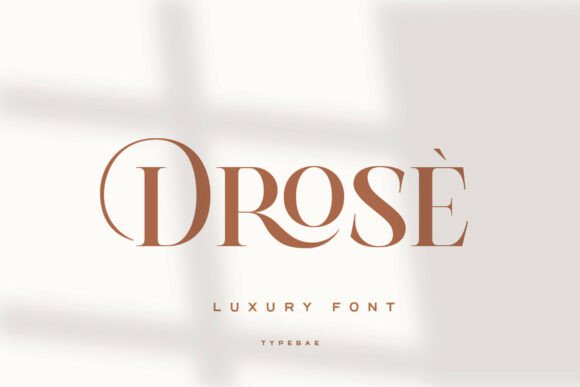 Drose: A Luxury Serif Font for Professional Branding