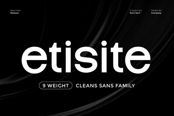 Etisite: A Clean Sans Serif Font for Handmade Labels & Printables