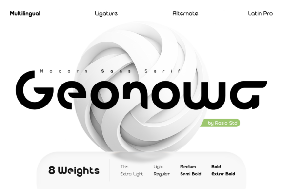 Geonowa: A Sans Serif Typeface That Makes Your Campaigns Instantly Clear