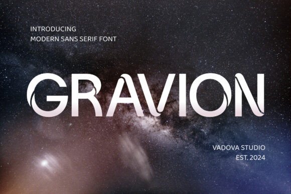 Gravion: A Modern Sans Serif Font for Trusted Branding