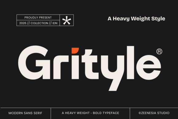 Grityle: A Bold, Grounded Sans Serif for Editorial Clarity