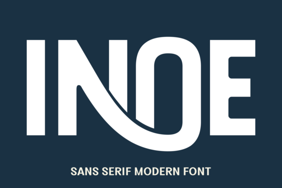 Inoe: A Bold, Narrow Sans Serif Font for Crafters & Sellers