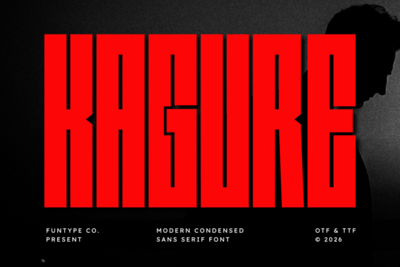 Kagure: A Bold Sans Serif Font for Editorial Impact