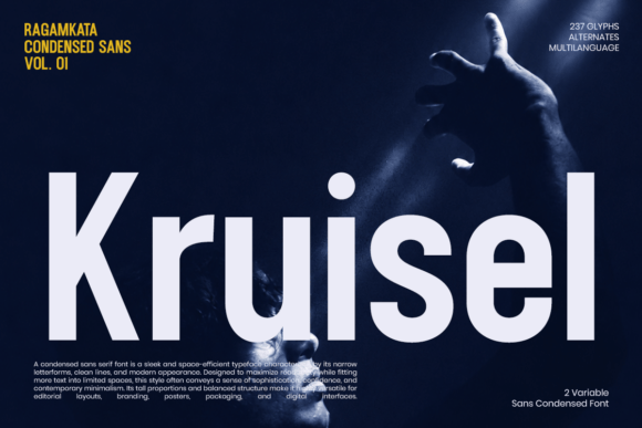 Kruisel: A Condensed Sans Serif That Fits Design, Not Just Space