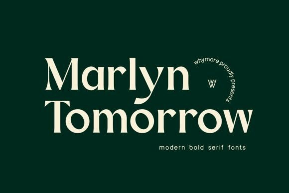 Marlyn Tomorrow: A Luxury Serif Font for Trusted Branding