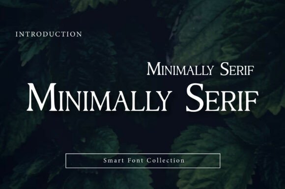 Minimally Serif: A Clean Serif Typeface for Campaign Clarity