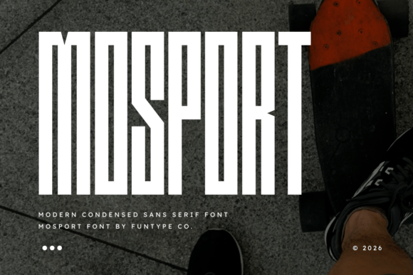 Mosport: A High-Impact Sans Serif Font for Scroll-Stopping Marketing