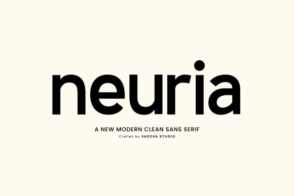 Neuria: A Clean Sans Serif Typeface for Confident Branding