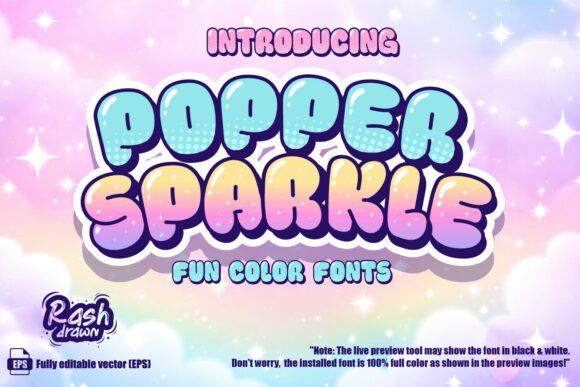 Popper Sparkle: A Color Font That Makes Campaign Text Pop—Literally