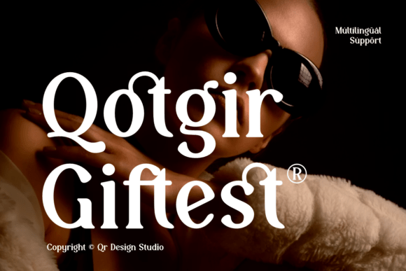 Qotgir Giftest: A Display Serif That Elevates Real Branding Work