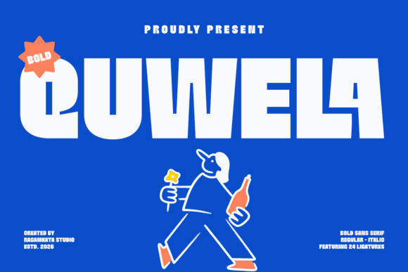 Quwela: A Bold Sans Serif Font That Stops the Scroll