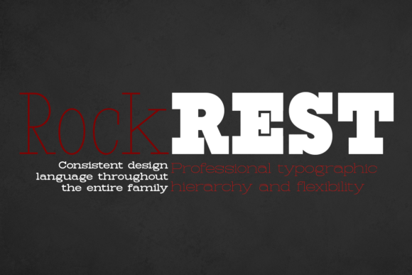 Rock Rest: A Slab Serif That Anchors Your Brand Identity
