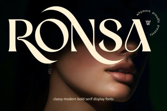 Ronsa Serif Font for Handmade Labels & Printables