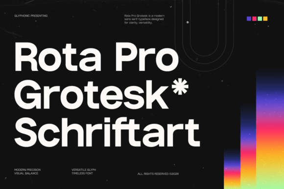 Rota Pro Grotesk: A Clean, Confident Sans Serif for Digital Brands