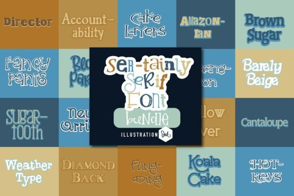 Sertainly Serif: A Hand-Crafted Font Bundle for Trusted Branding