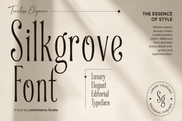 Silkgrove: A Premium Serif Display Font for Scroll-Stopping Campaigns
