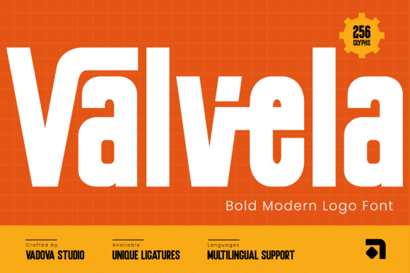 Valvela: A Bold Sans Serif Font for Modern Brand Identity